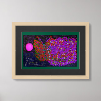 Butterfly Flower on Water Framed Art