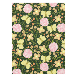 Butterfly Flower Tablecloth