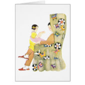 Butterfly & Flowers Armchair (Front)