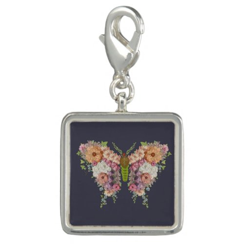 Butterfly flowers _ square charm