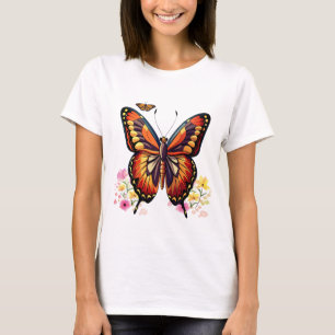 Butterfly, flowers T-Shirt