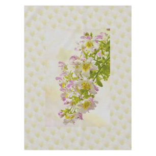 Butterfly Flowers Tablecloth