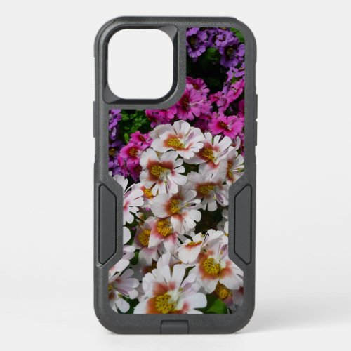 Butterfly Flowers White Pink and Purple OtterBox Commuter iPhone 12 Case