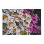 Butterfly Flowers White Pink and Purple Placemat