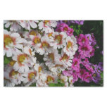 Butterfly Flowers White Pink and Purple Tissue Paper
