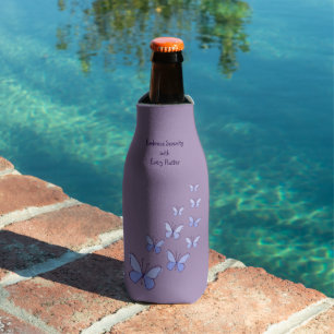 Butterfly Flutter in Blue - Embrace Serenity ... Bottle Cooler
