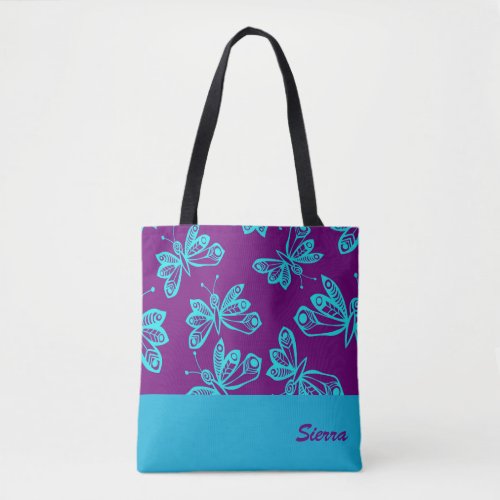 Butterfly Flutter Tote Bag