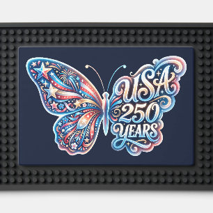 Butterfly for the USA 250th anniversary Bar Mat