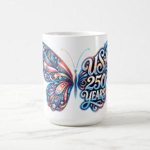 Butterfly for the USA 250th anniversary Coffee Mug