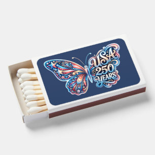 Butterfly for the USA 250th anniversary Matchboxes
