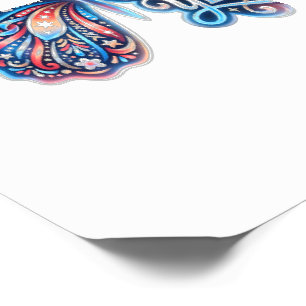 Butterfly for the USA 250th anniversary Temporary Tattoos