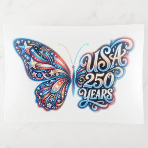 Butterfly for the USA 250th anniversary Trinket Tray