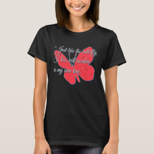 Butterfly  for women kids with positive message T-Shirt