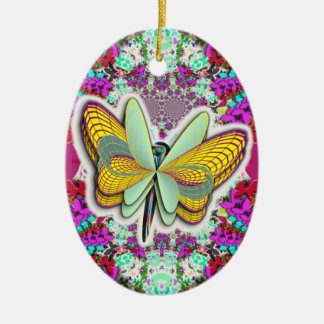 "Butterfly Freedom" Ceramic Ornament
