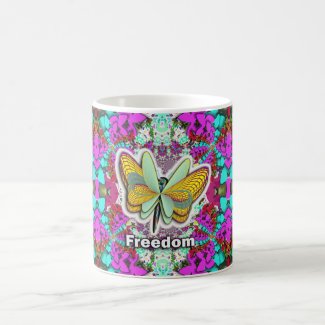 Butterfly Freedom Coffee Mug