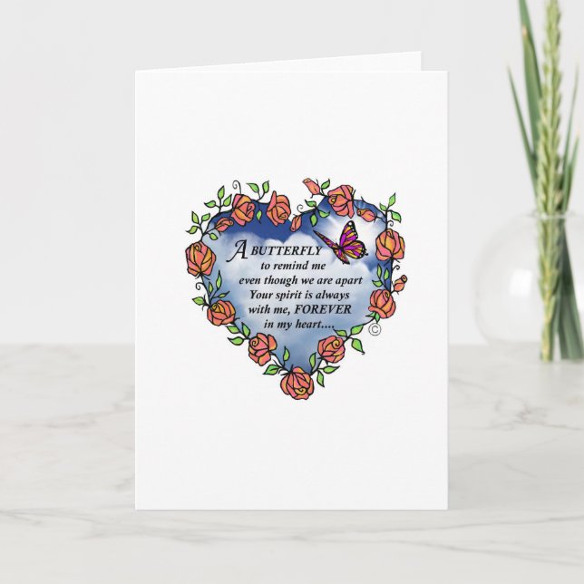 Butterfly from Heaven Card (Front)