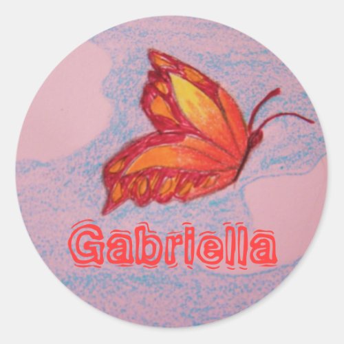 butterfly Gabriella sticker