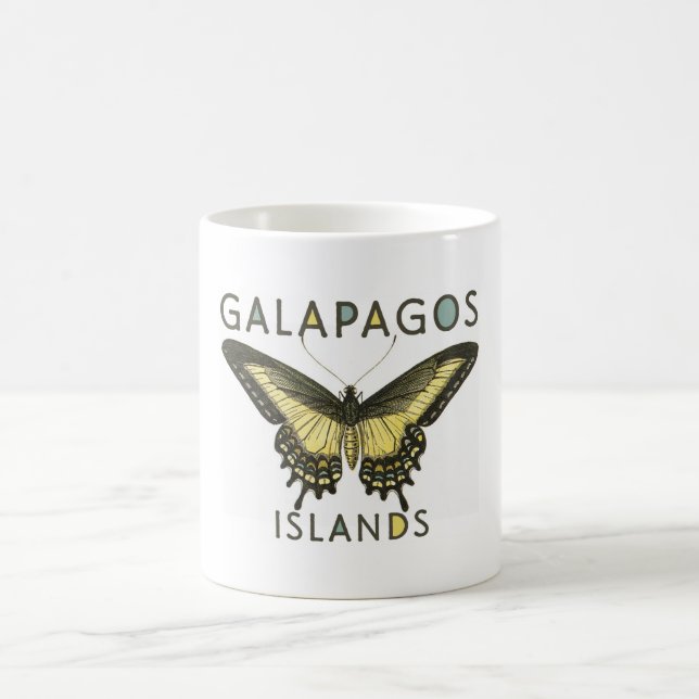 Butterfly Galapagos Islands Coffee Mug (Center)