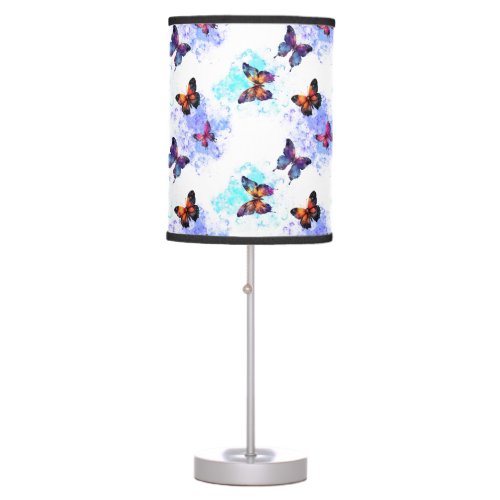 Butterfly galaxy table lamp