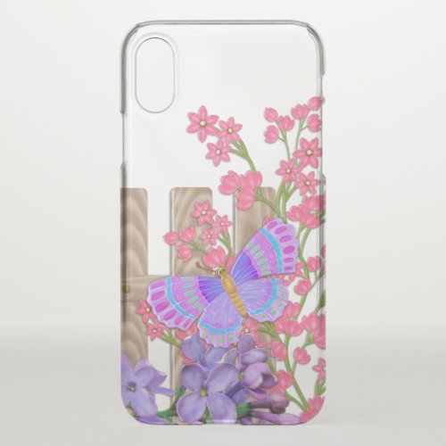 Butterfly Garden 3D Whimsey  iPhone X Case