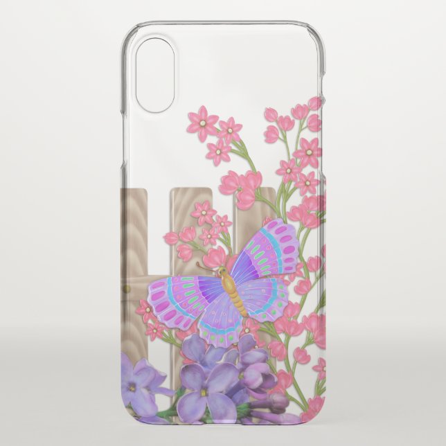 Butterfly Garden 3D Whimsey  Uncommon iPhone Case (Back)