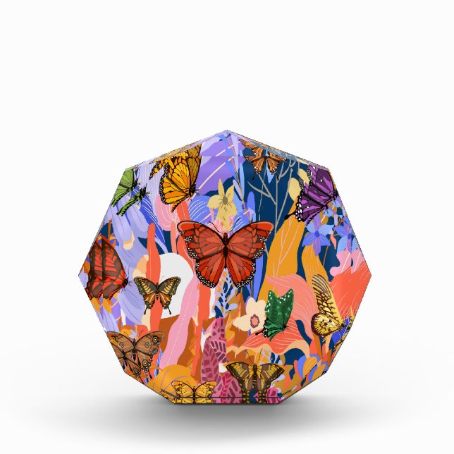 Butterfly Garden  Acrylic Award (Front)