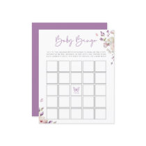 Butterfly Garden Baby Bingo Game