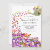 Butterfly Garden Birthday Party Invitation (Front)