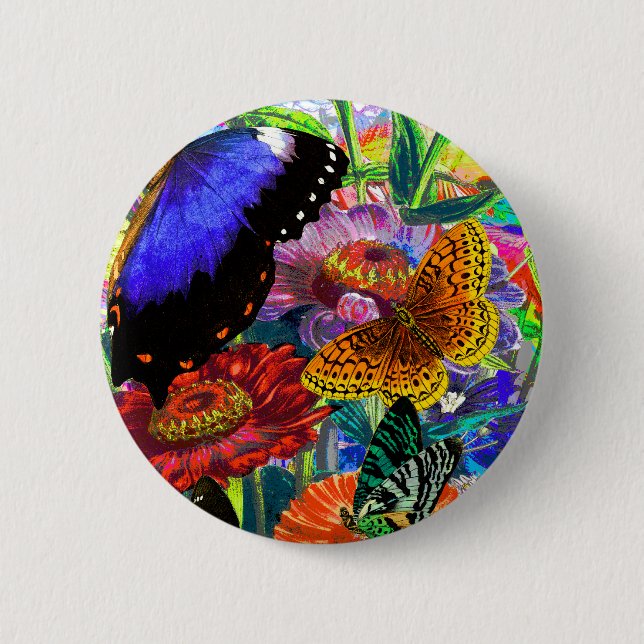 Butterfly Garden Button (Front)