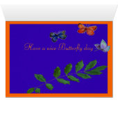 Butterfly-garden Cards (Inside Horizontal (Bottom))