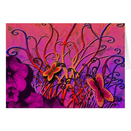 butterfly garden cards (Front Horizontal)