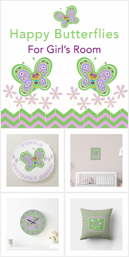 Butterfly Garden Decor For Girls Room