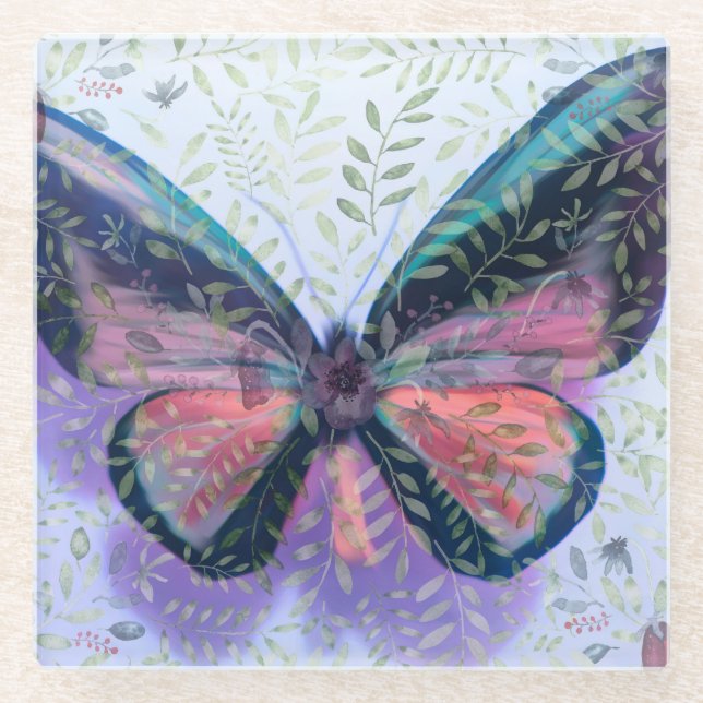 Butterfly Garden Fantasy Coaster (Front)