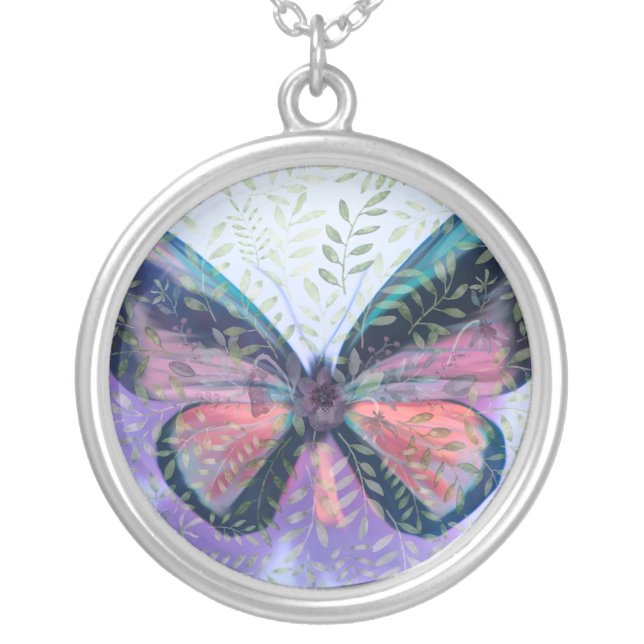 Butterfly Garden Fantasy Necklace (Front)