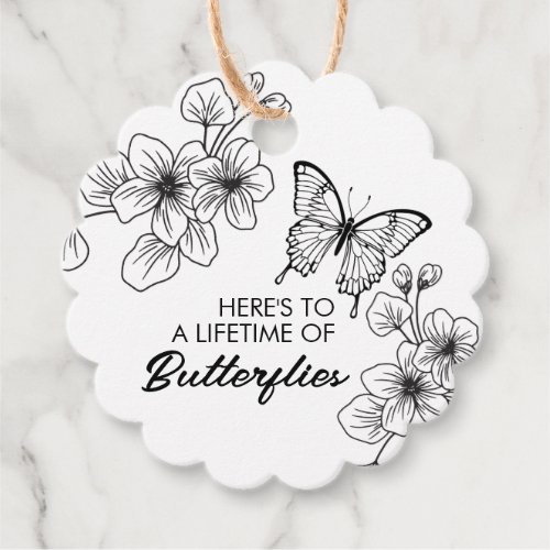 Butterfly Garden Gift Tags