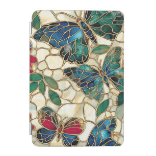 Butterfly Garden in Stained Glass iPad Mini Cover