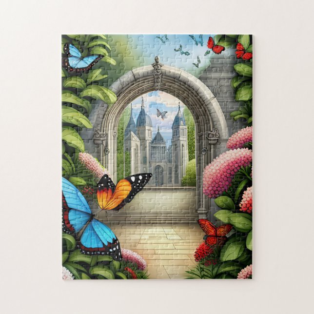 Butterfly Garden Jigsaw Puzzle (Vertical)