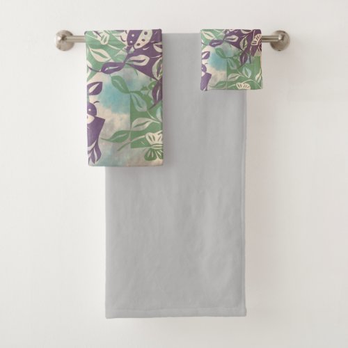 Butterfly Garden Ladybug Boho Bath Towel Set