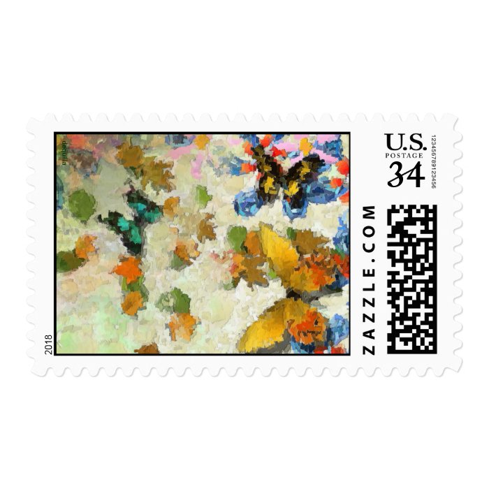 BUTTERFLY GARDEN MP 94 Design Stamps