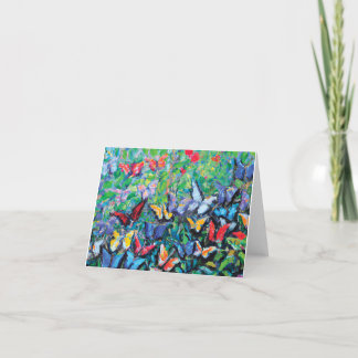 Butterfly Garden Note Card
