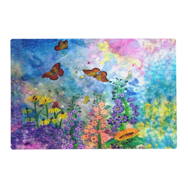 Butterfly Garden Placemat (Front)
