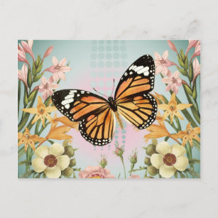 Butterfly Garden-postcard Postcard