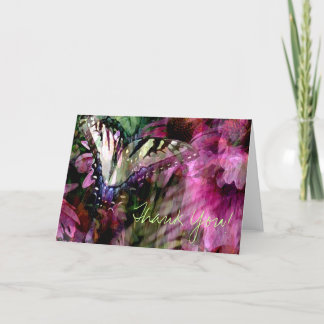 Butterfly Garden Thank You Card