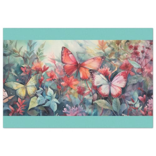 Butterfly Garden Tissue Paper