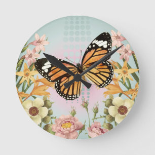 Butterfly Garden...wall clock