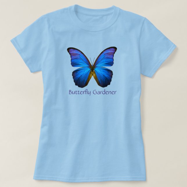 Butterfly Gardener T-Shirt (Design Front)