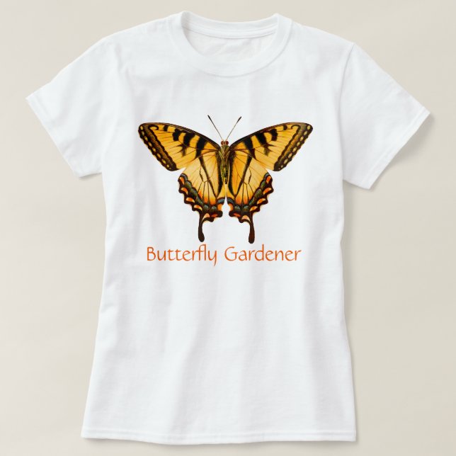 Butterfly Gardener T-Shirt (Design Front)