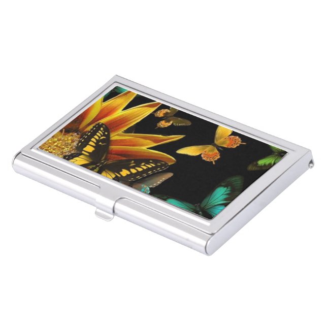 Butterfly Gardens Business Card Holder (Front)