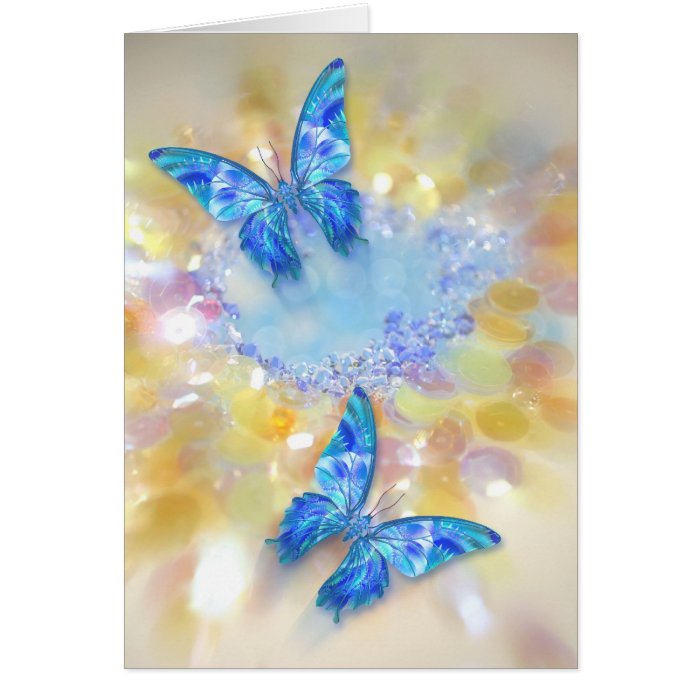 Butterfly Gems Greeting Cards