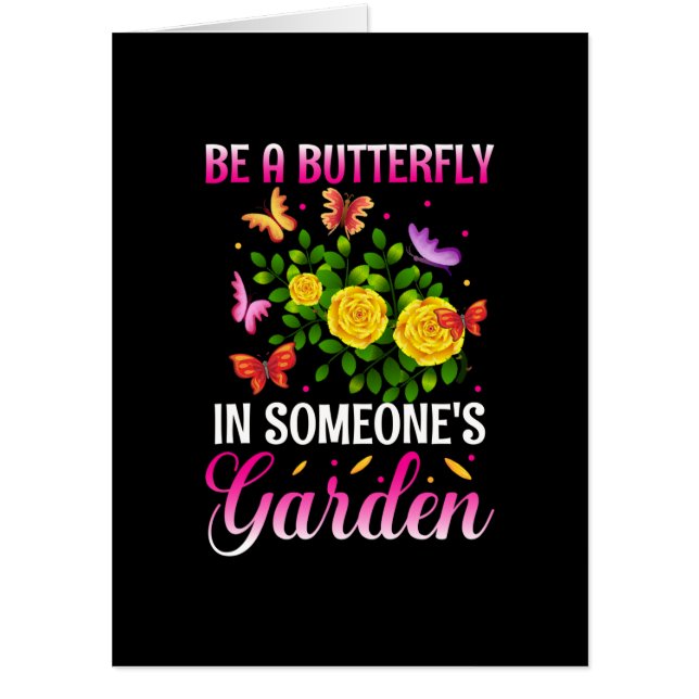 Butterfly Gift | Be A Butterfly Card (Front)